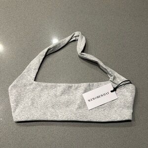 WeWoreWhat Square Neck Halter Bra